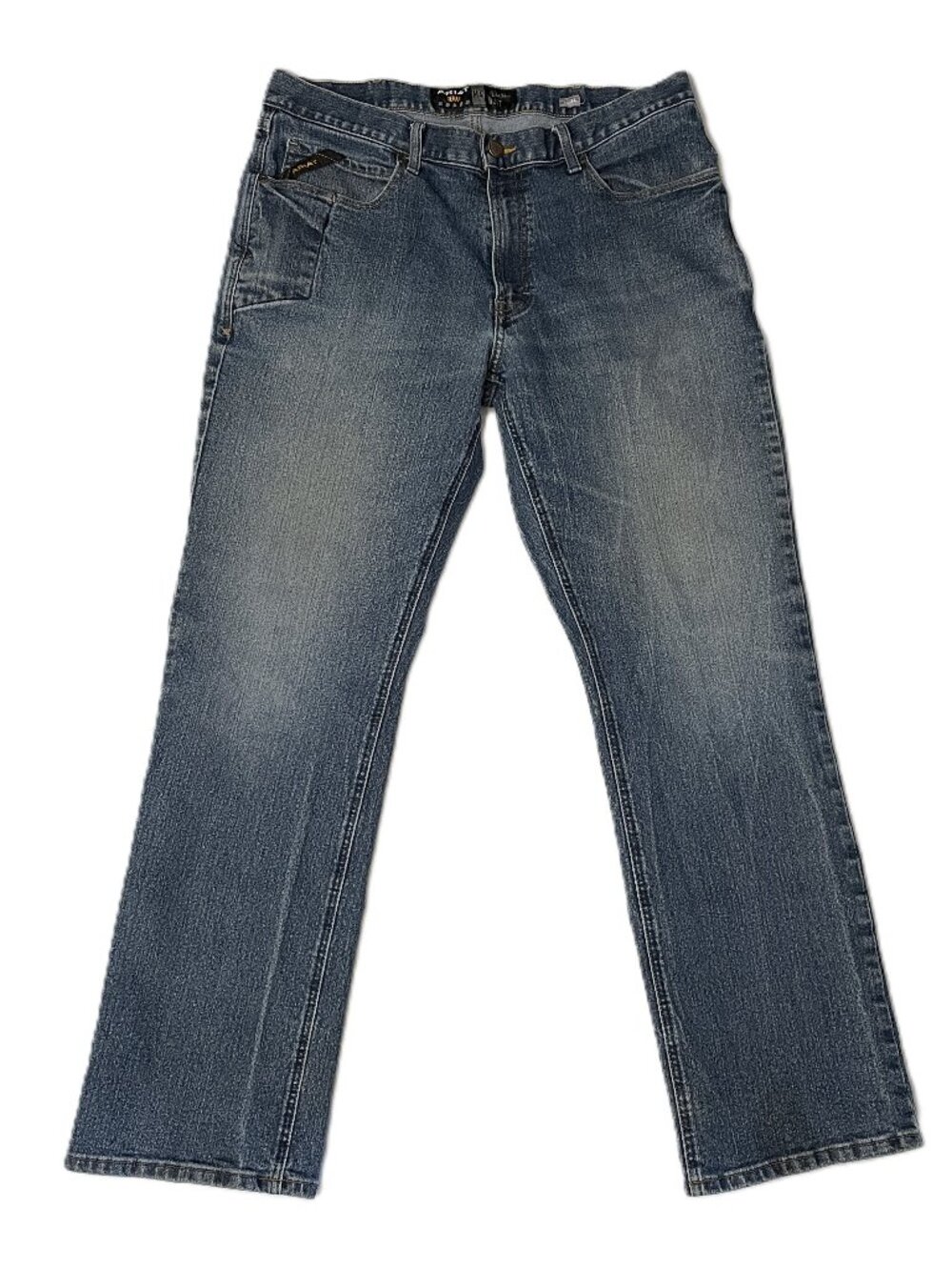 Ariat Rebar M4 Jeans Mens 36x34 Blue Relaxed Bootcut Construction Workwear